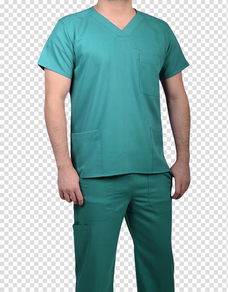 T-shirt Scrubs Sleeve Nurse uniform, male nurse transparent background PNG clipart