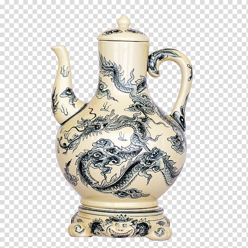 Jug Ceramic Chu Dau-My Xa pottery Vase, vase transparent background PNG clipart