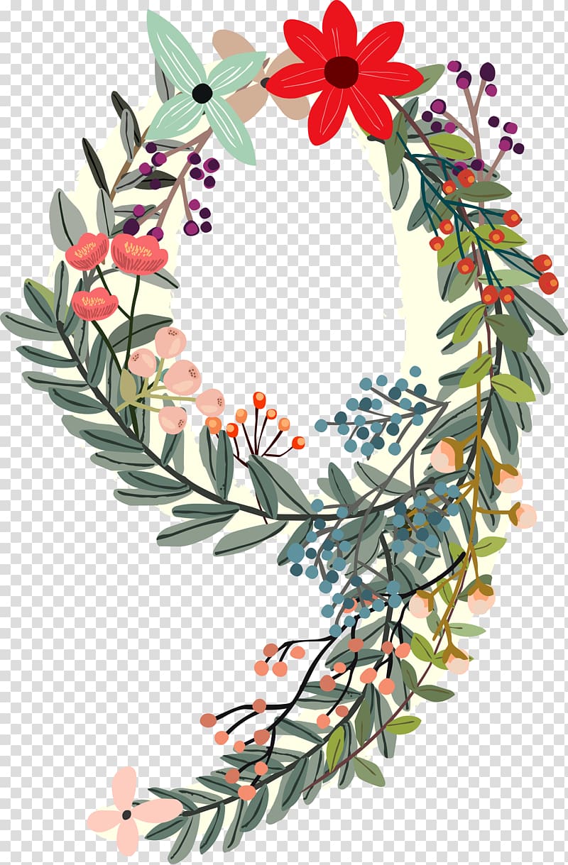 flowers number 9 transparent background PNG clipart