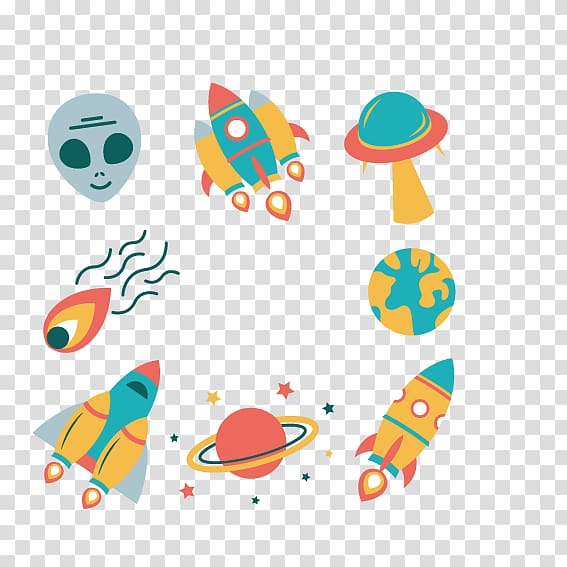 Extraterrestrials in fiction Outer space Spacecraft Extraterrestrial life, Spacecraft rocket transparent background PNG clipart