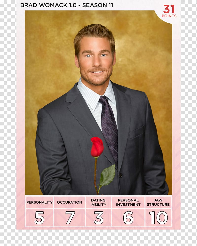 Brad Womack The Bachelor Reality television Television show American Broadcasting Company, bachelor transparent background PNG clipart