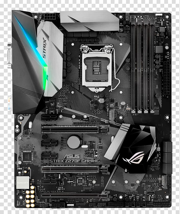 Kaby Lake ASUS ROG STRIX Z270F GAMING LGA 1151 Motherboard Republic of Gamers, Computer transparent background PNG clipart