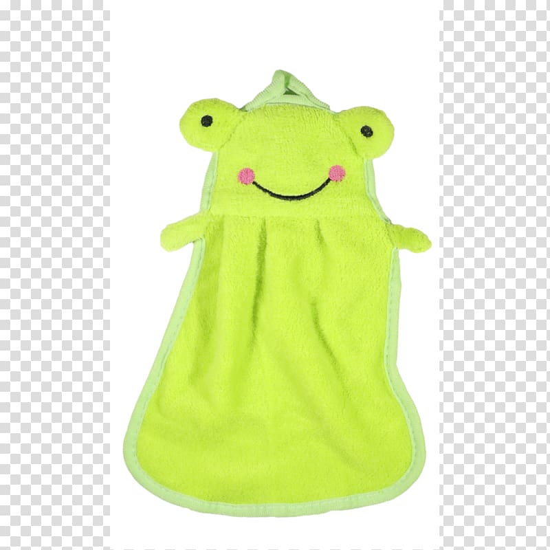 Frog Stuffed Animals & Cuddly Toys Green, hand towel transparent background PNG clipart