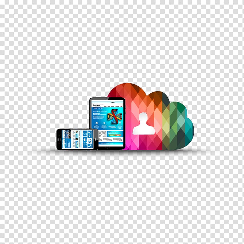 Web banner Web design Advertising Illustration, mobile phones and cloud transparent background PNG clipart