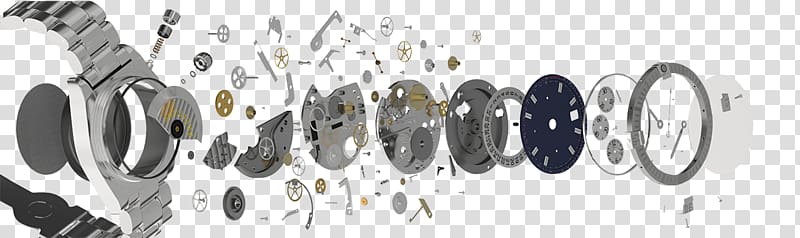 Watch Getty TAG Heuer Zenith, Watch parts structure transparent background PNG clipart