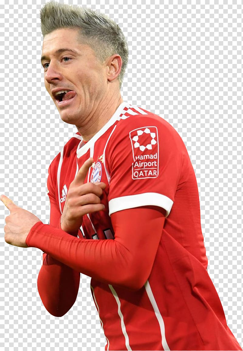 Robert Lewandowski FC Augsburg FC Bayern Munich 2017–18 Bundesliga Allianz Arena, Robert Lewandowski transparent background PNG clipart
