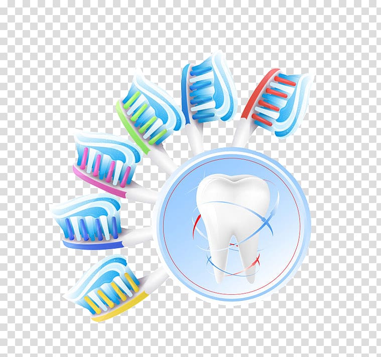 Tooth pathology Dentistry Oral hygiene, Tooth and toothbrush head transparent background PNG clipart