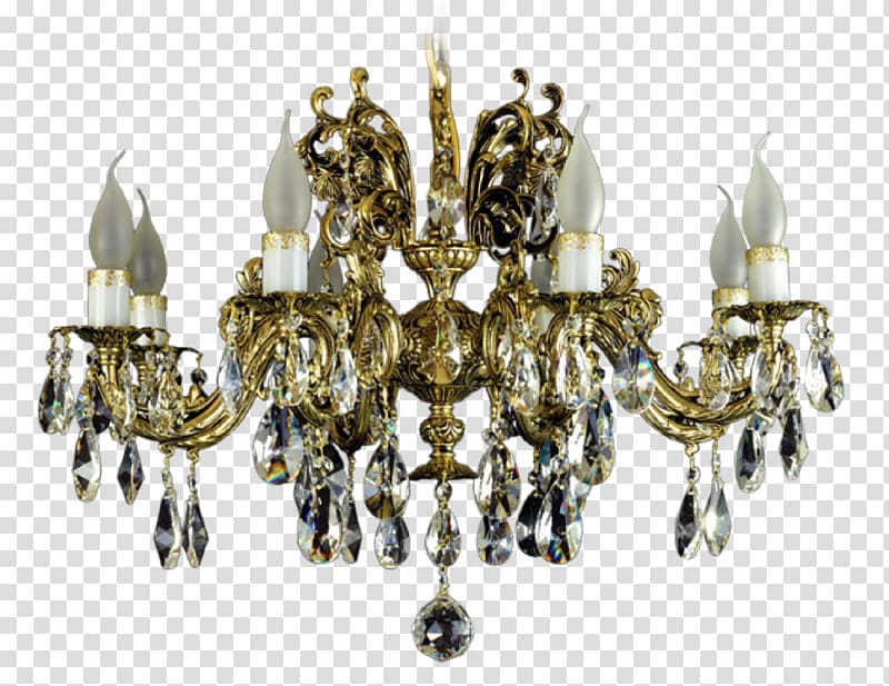 Chandelier Brass 01504, others transparent background PNG clipart