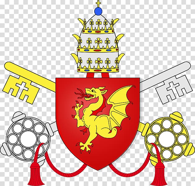 Papal States Vatican City Italy Coat of arms pope, italy transparent background PNG clipart