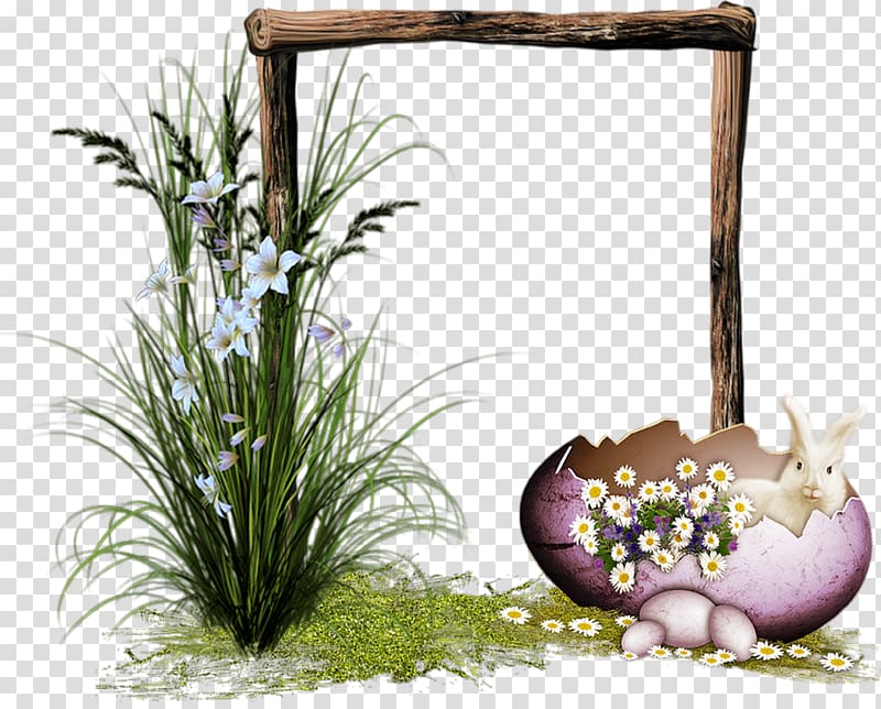 Easter, easter frame transparent background PNG clipart
