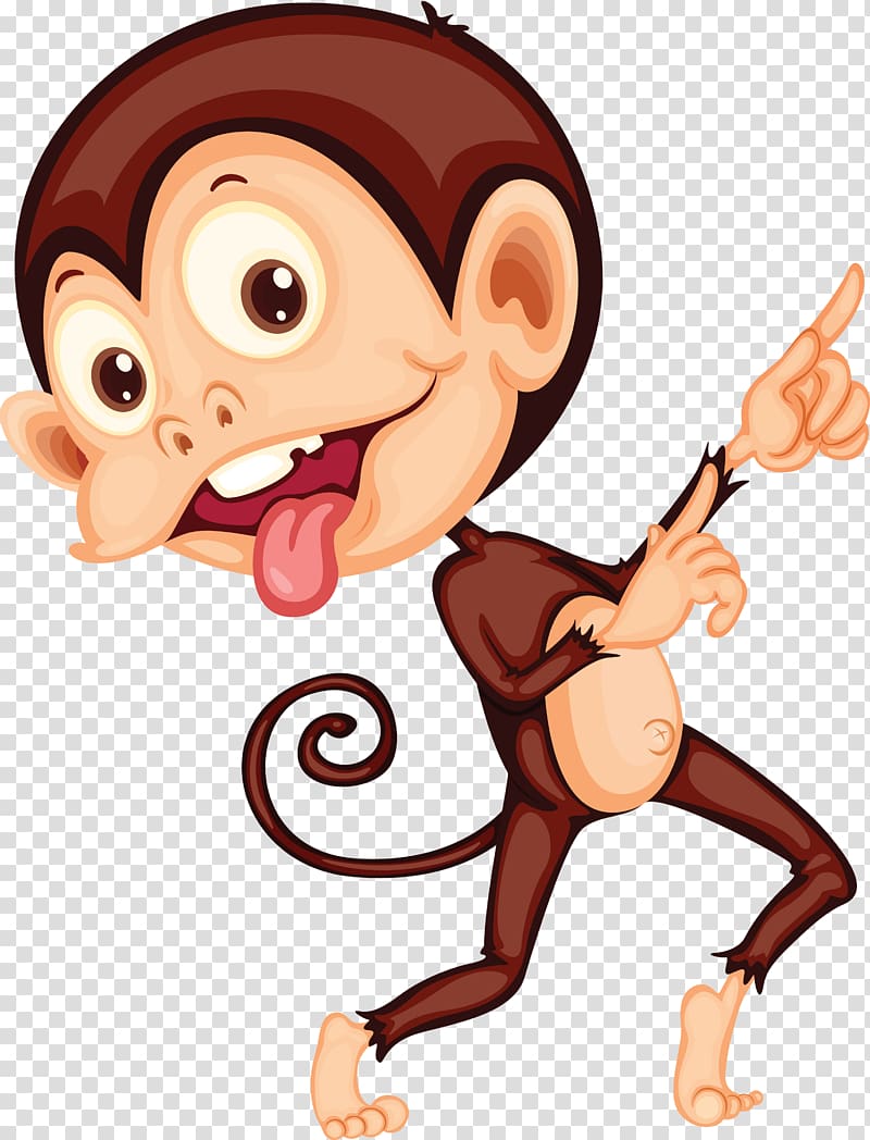 Chimpanzee Ape Monkey Cartoon, monkey transparent background PNG clipart