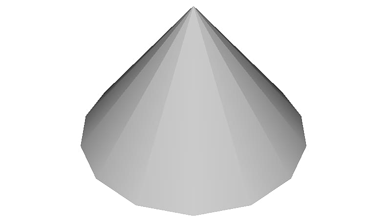 Shape Cone Three-dimensional space Geometric primitive , Cone 3 D Shape transparent background PNG clipart