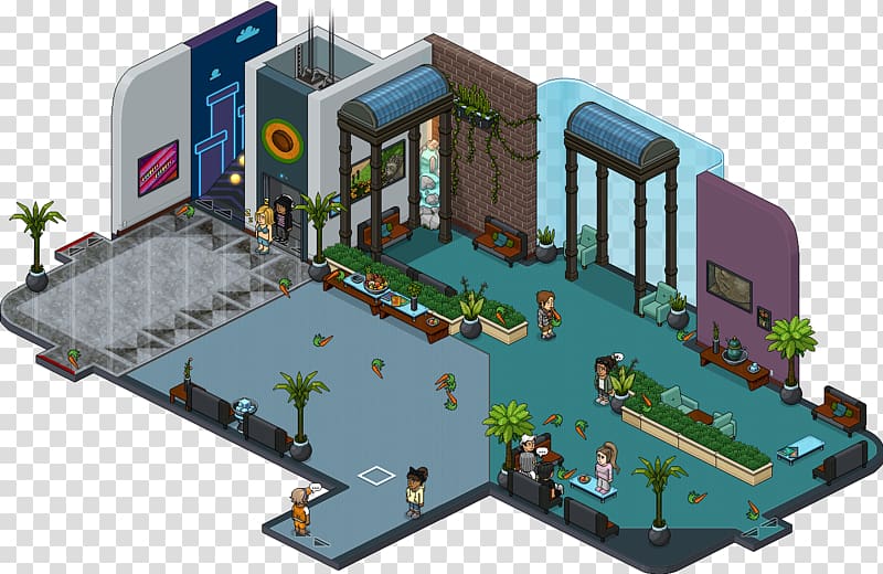 Habbo Game Sulake Casino Virtual community, habbo house transparent background PNG clipart