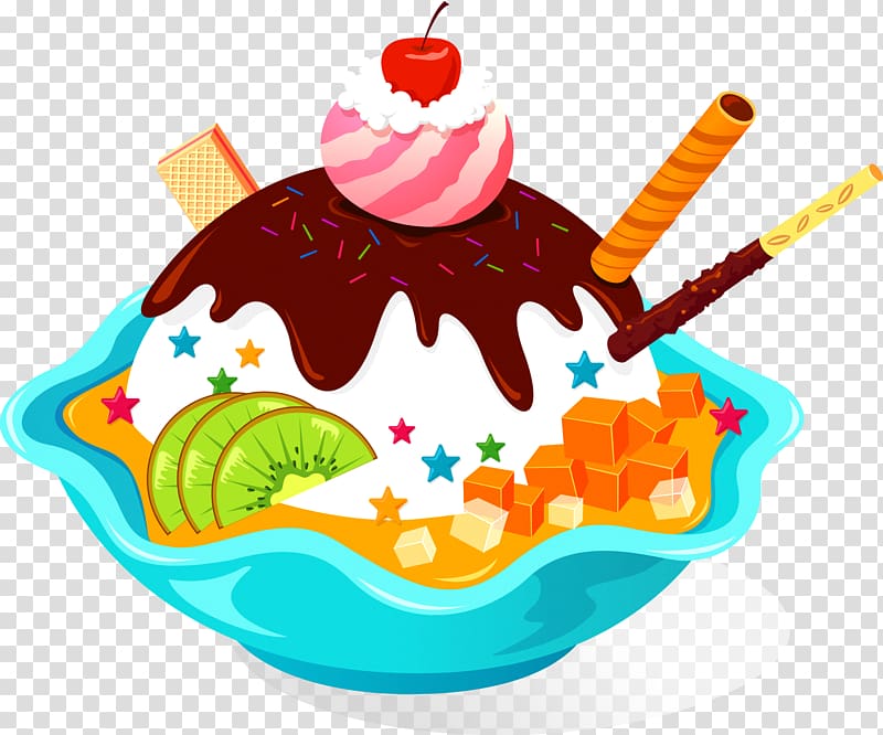 Ice cream cake Ice cream cone Cupcake, ice cream transparent background PNG clipart