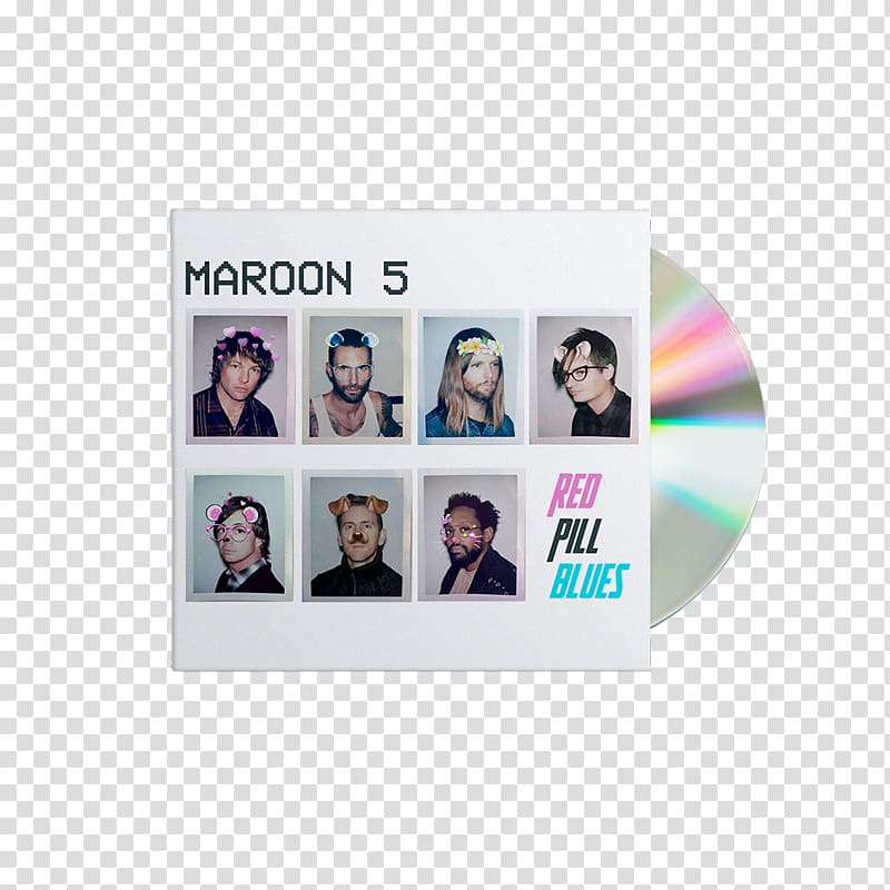 Red Pill Blues Tour Maroon 5 Album Interscope Records, blue or red pill transparent background PNG clipart
