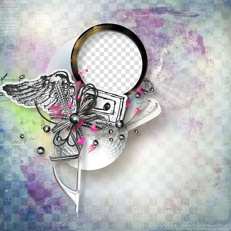 pretty creative circular frame transparent background PNG clipart