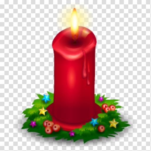 Christmas decoration Candle , christmas transparent background PNG clipart