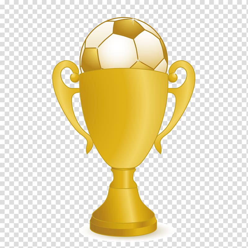 yellow and white soccer trophy, 2010 FIFA World Cup South Africa FIFA World Cup Trophy , Trophies and football transparent background PNG clipart