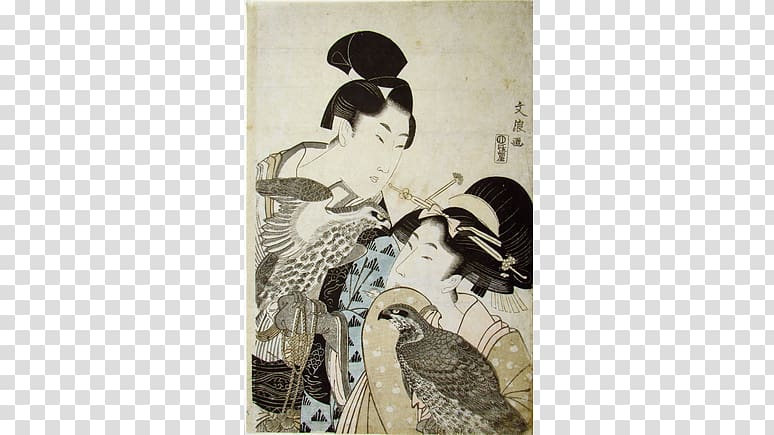 Japan Grabados japoneses Edo period Third gender Wakashū, cooking watercolor transparent background PNG clipart