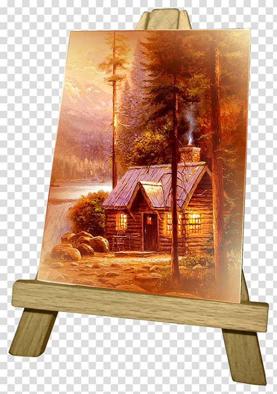 Painting Easel Autumn, painting transparent background PNG clipart