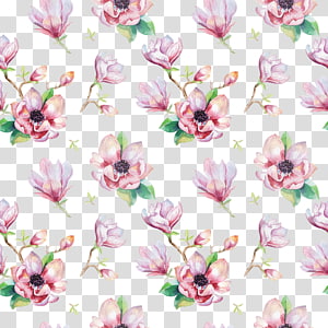 watercolor flowers transparent background PNG clipart thumbnail