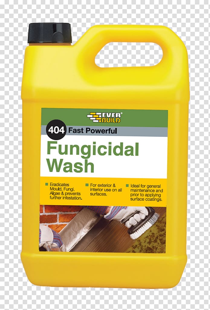 Sika Ireland Ltd. Everbuild FUN5 Moss and Mould Remover 404 5L Fungicide Paint Cleaning, lime washing floors transparent background PNG clipart