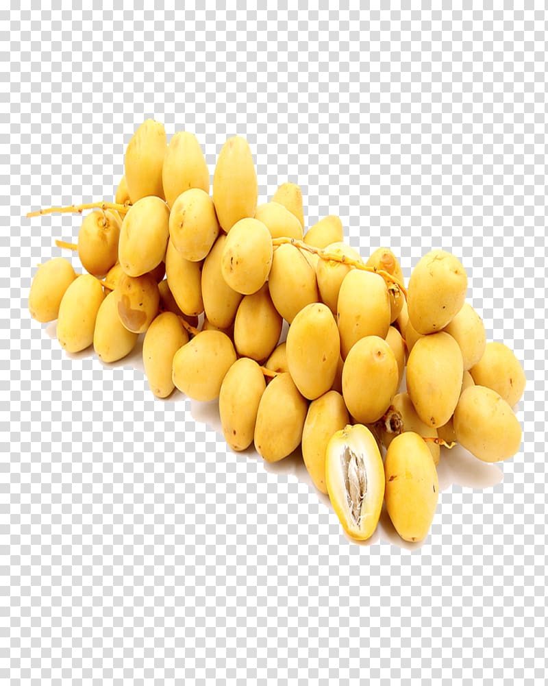 Date palm Dates Yellow Fruit Mazafati, date palm transparent background PNG clipart