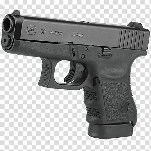 Trigger Firearm Glock 36 .45 ACP, Handgun transparent background PNG clipart