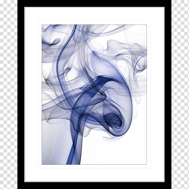 Modern art Watercolor painting Visual arts, smoke frame transparent background PNG clipart