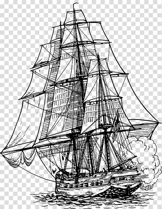 Sailing ship Drawing , Ship transparent background PNG clipart