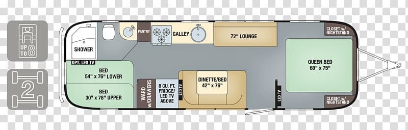 Airstream Caravan Campervans Trailer Jayco, Inc., flying clouds transparent background PNG clipart