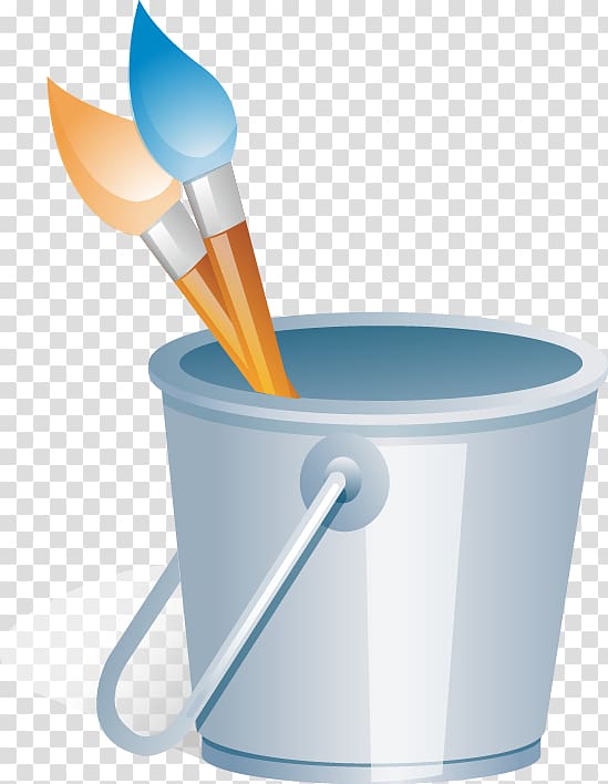 Painting, Painters paint bucket tool material transparent background PNG clipart