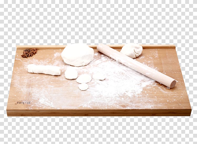 Dough Noodle Flour Kitchen, Solid wood panel on the dough transparent background PNG clipart