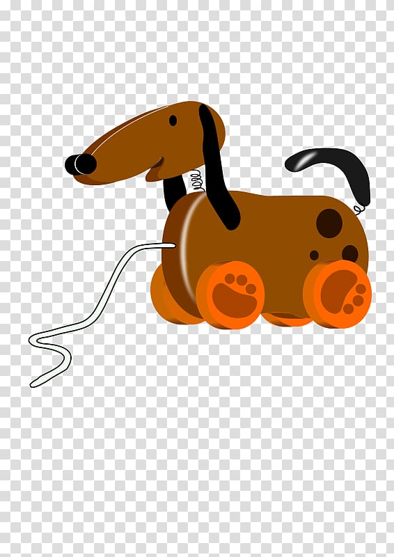 Dog toy Puppy , Cartoon brown toy dog transparent background PNG clipart