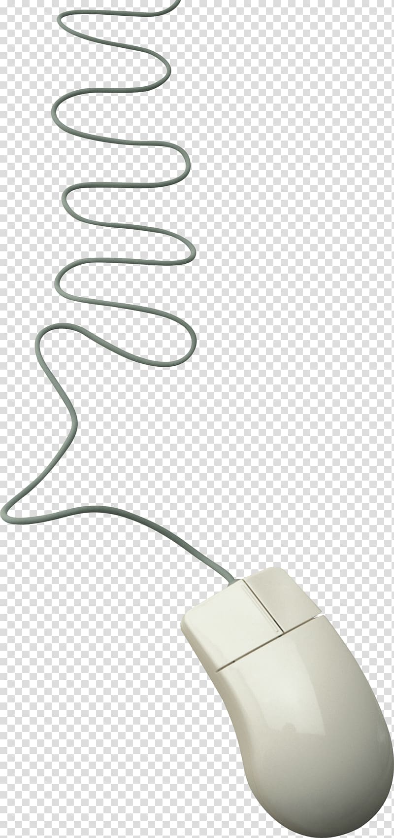 white corded computer mouse, Computer Mouse Long Cord transparent background PNG clipart