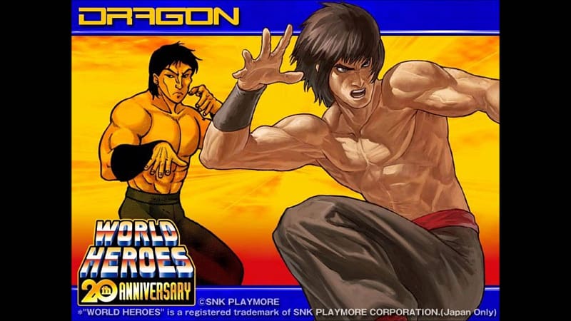 Fei Long Rock Lee Kenshiro World Heroes Dragon Chan, bruce lee transparent background PNG clipart