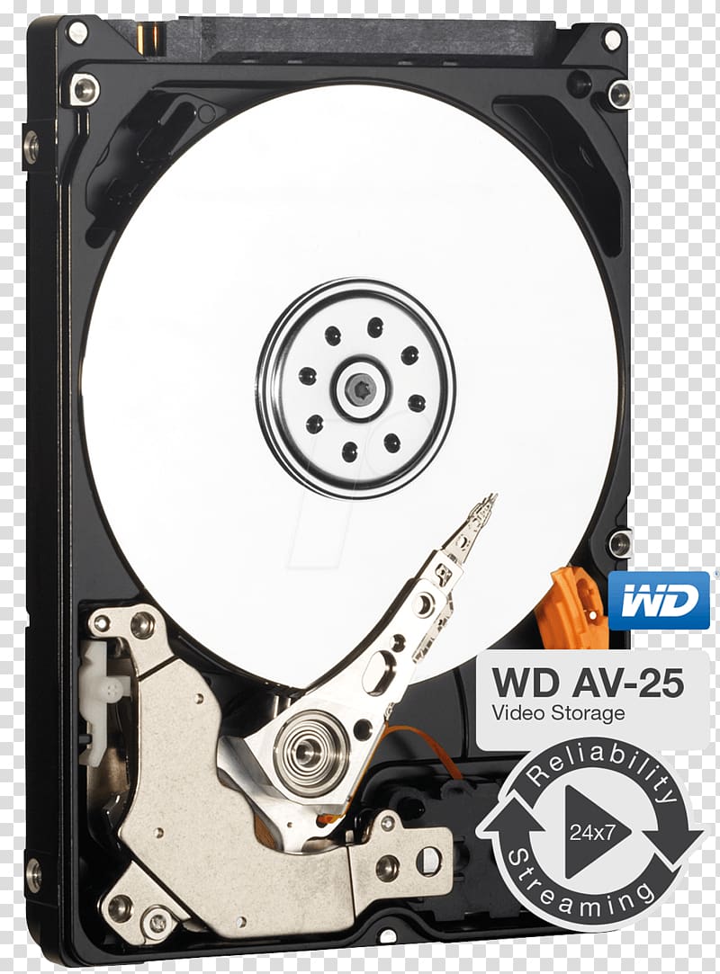 Laptop Hard Drives Serial ATA 2.5 internal hard drive 1 TB Western Digital AV-25 Bu, Laptop transparent background PNG clipart