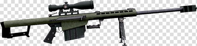 Barrett M82 .50 BMG Barrett Firearms Manufacturing Rifle, Barrett transparent background PNG clipart