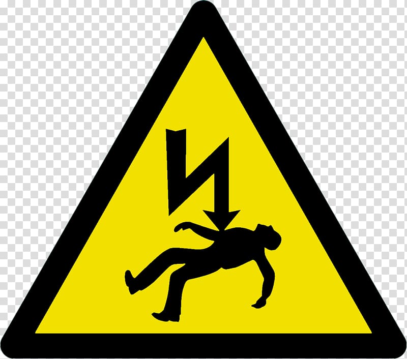 Hazard symbol Warning sign Safety, electricity transparent background PNG clipart