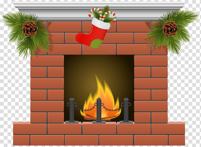 Fireplace Christmas ings , Fireplace transparent background PNG clipart