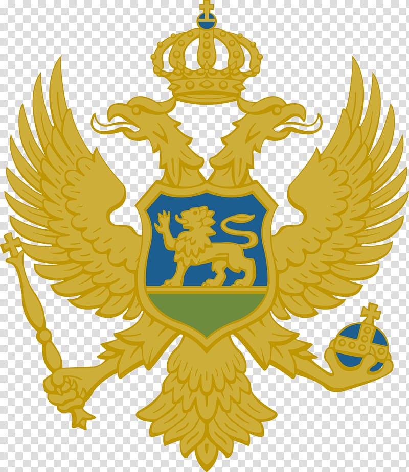 Coat of arms of Montenegro Flag of Montenegro Montenegrin, Foreign crown design transparent background PNG clipart