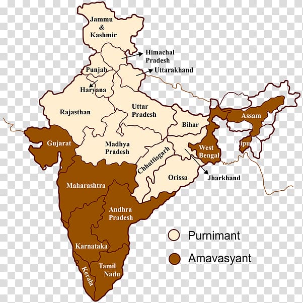 South India North India Gujarat Maharashtra Map, map transparent background PNG clipart