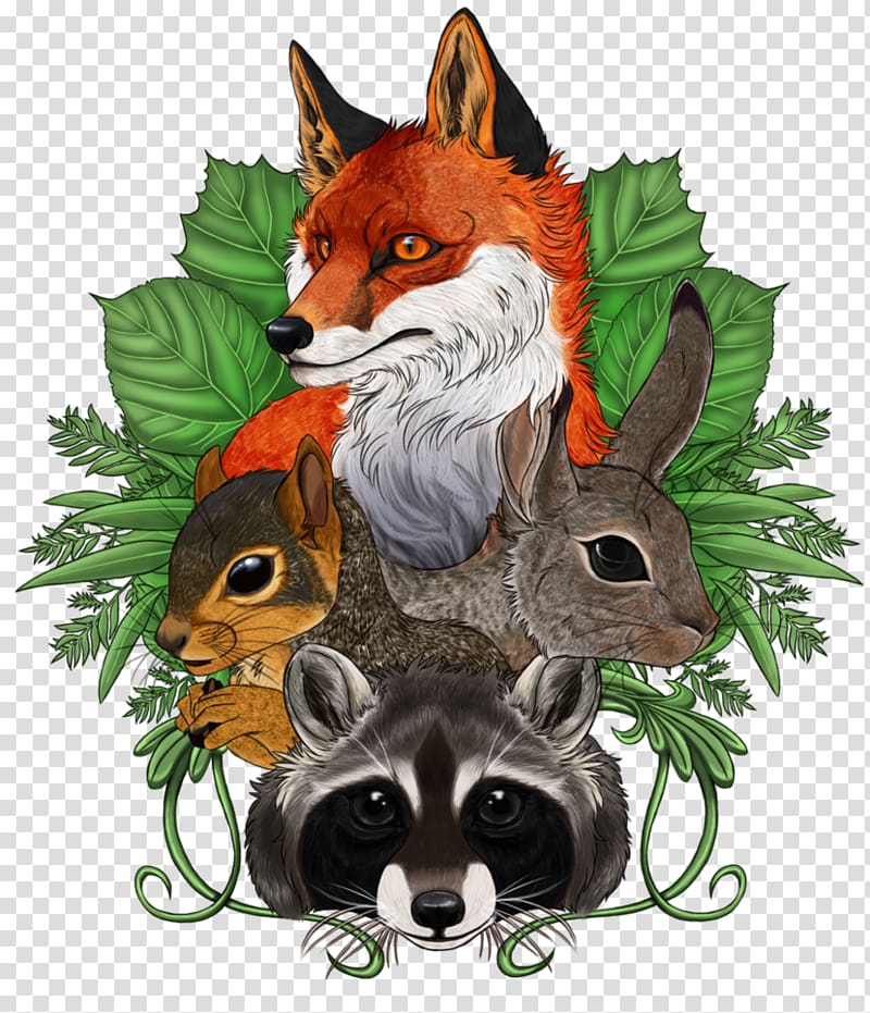 Red fox Fauna Illustration Christmas ornament Whiskers, Forest Friends Printables transparent background PNG clipart