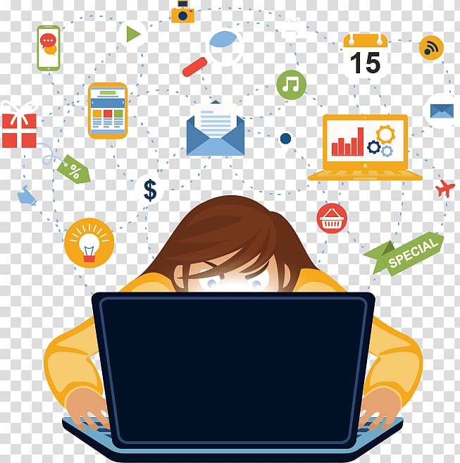 Social media Social network Infographic, Computer elements transparent background PNG clipart