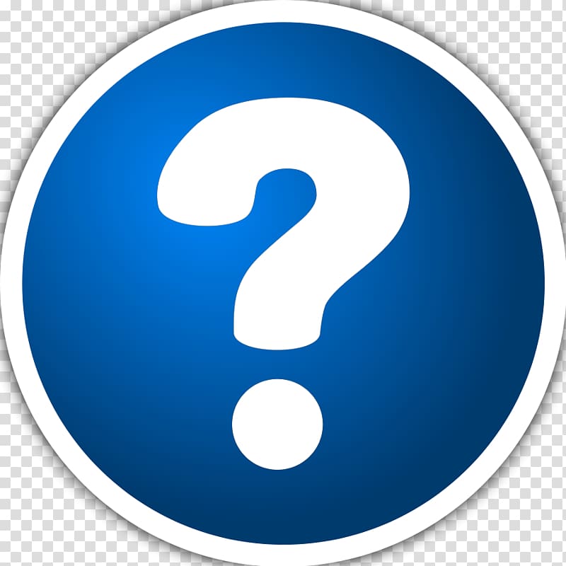 question mark transparent background