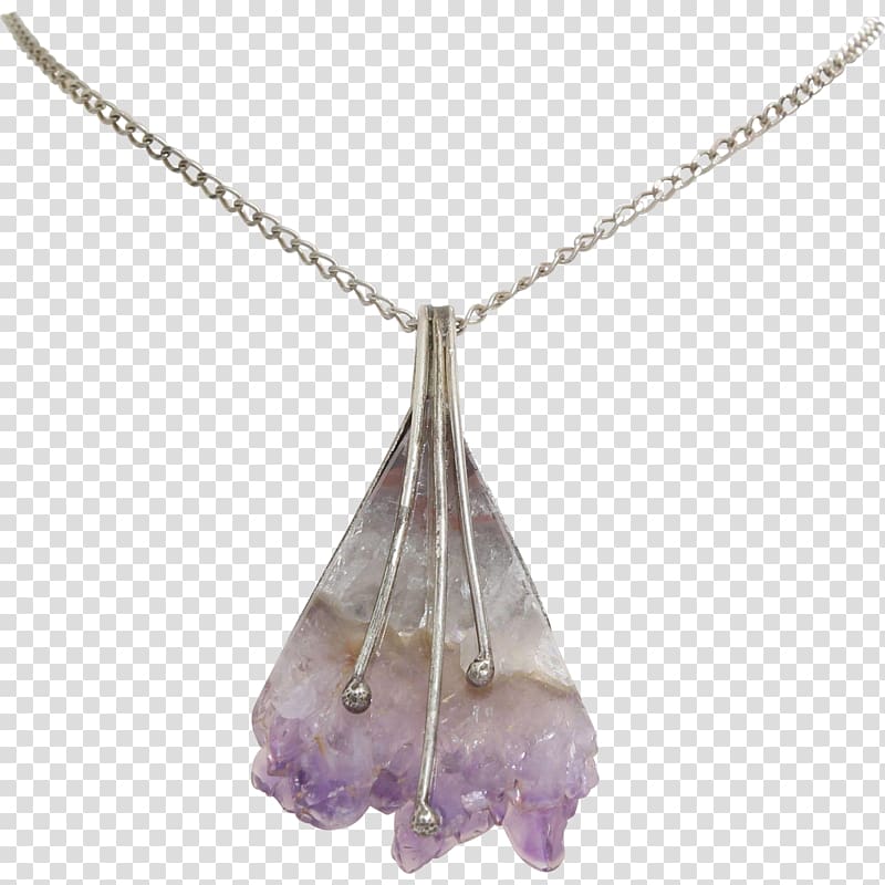 Amethyst Necklace Charms & Pendants Jewellery Crystal, necklace transparent background PNG clipart