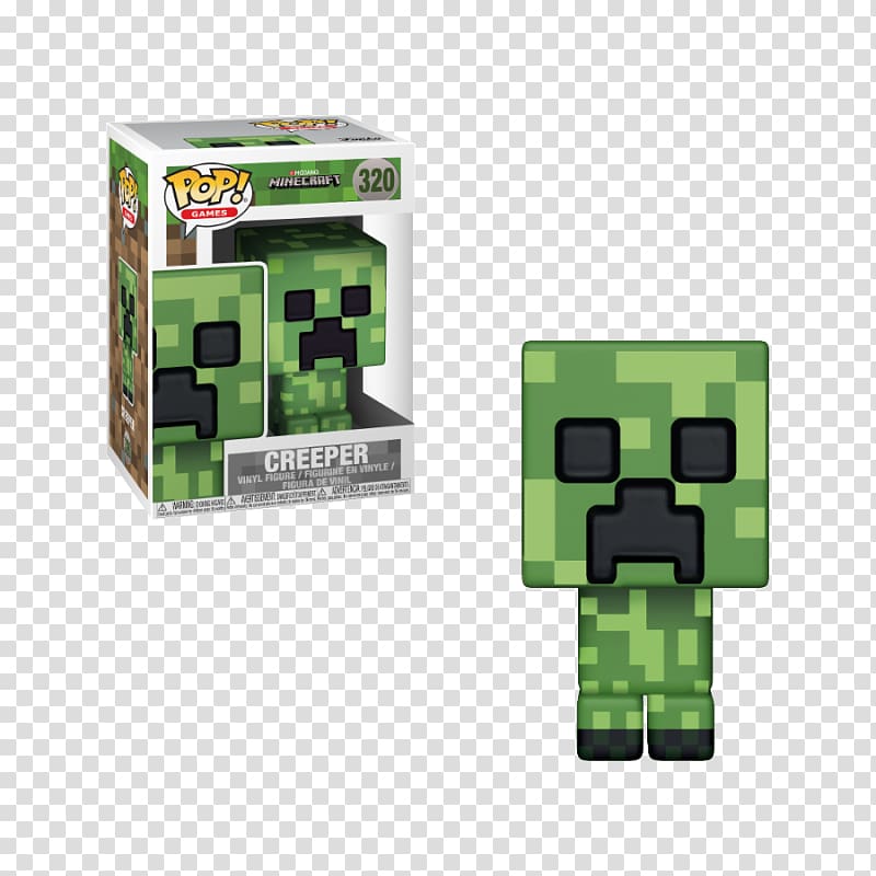 Minecraft Funko Collectable Video game Action & Toy Figures, steve creeper transparent background PNG clipart