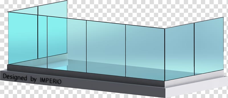 Handrail Terrace Guard rail Imperio Railing Systems Glass, glass transparent background PNG clipart