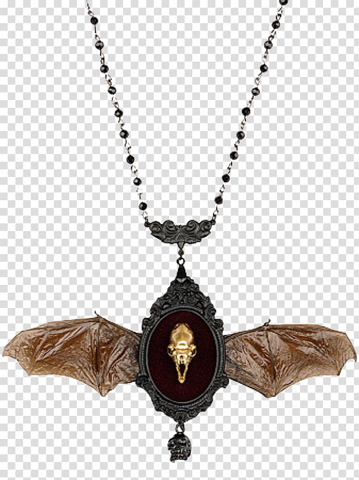 Locket Necklace Bat Jewellery Rudraksha, Wings Necklace transparent background PNG clipart