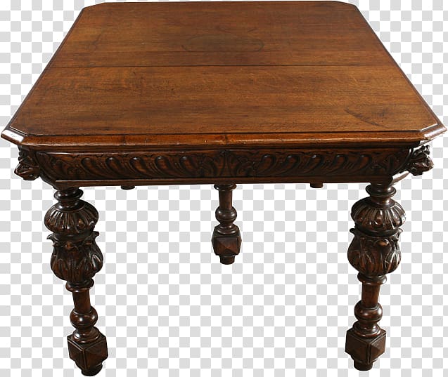 Refectory table Antique furniture Antique furniture, table transparent background PNG clipart